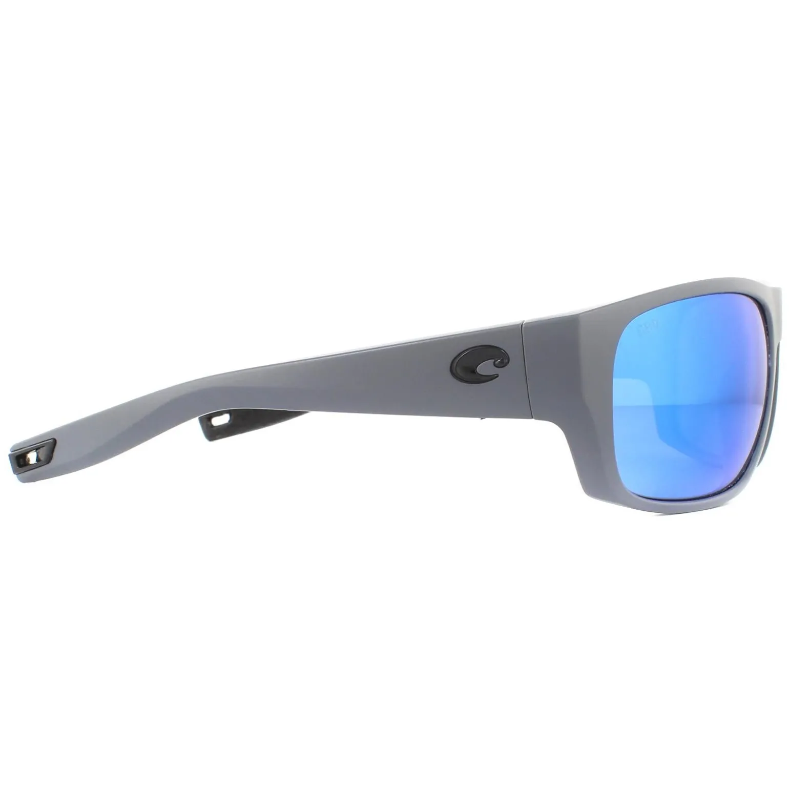 Costa Del Mar Sunglasses Tico TCO 98 OBMGLP Matte Grey Blue Mirror Pol