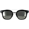 Cutler and Gross Sunglasses 1297 001 Silver Black Crystal Grey