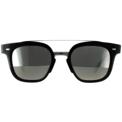 Cutler and Gross Sunglasses 1297 001 Silver Black Crystal Grey