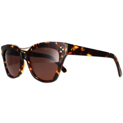 Cutler and Gross Sunglasses 1283 002 Gold Tortoiseshell Brown