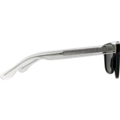 Cutler and Gross Sunglasses 1297 001 Silver Black Crystal Grey