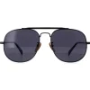 David Beckham Sunglasses DB7004/S V81 M9 Dark Ruthenium Grey Polarized