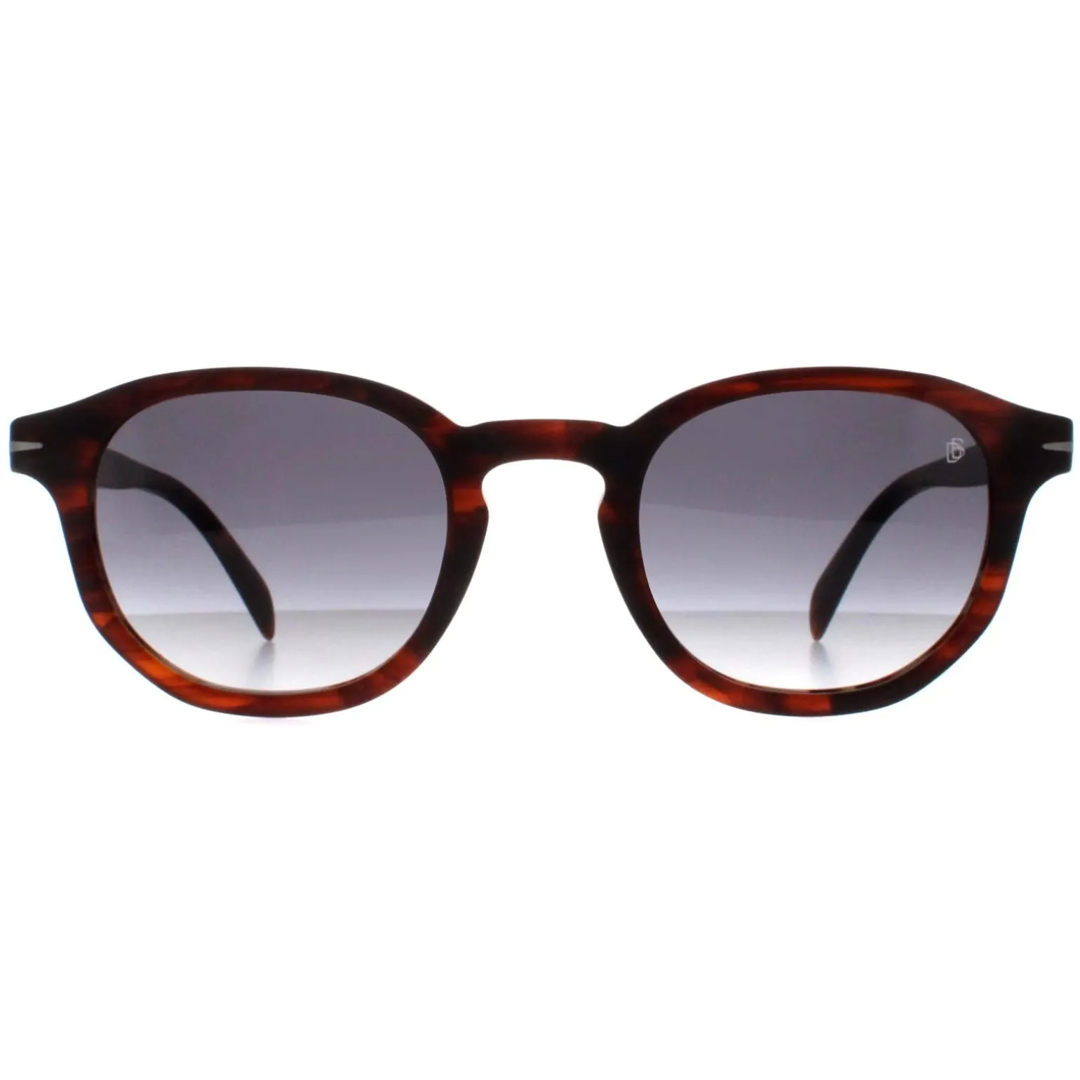 David Beckham Sunglasses DB1007/S 0CJ 9O Matte Striped Brown Dark Grey