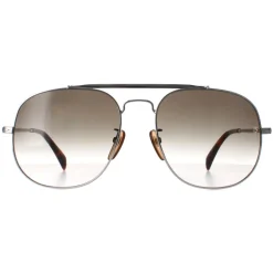 David Beckham Sunglasses DB7004/S 010 9K Palladium Silver Green Gradie