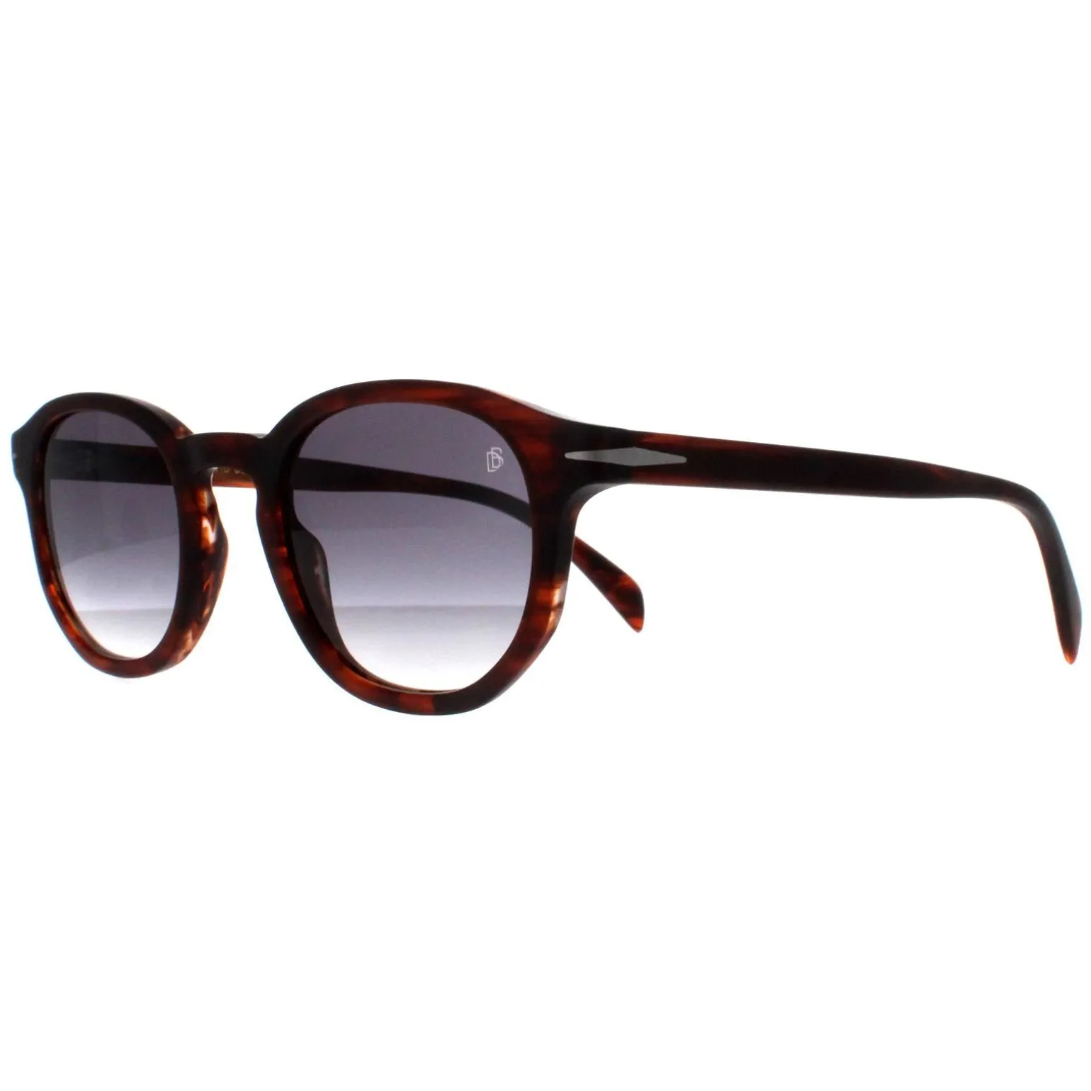 David Beckham Sunglasses DB1007/S 0CJ 9O Matte Striped Brown Dark Grey
