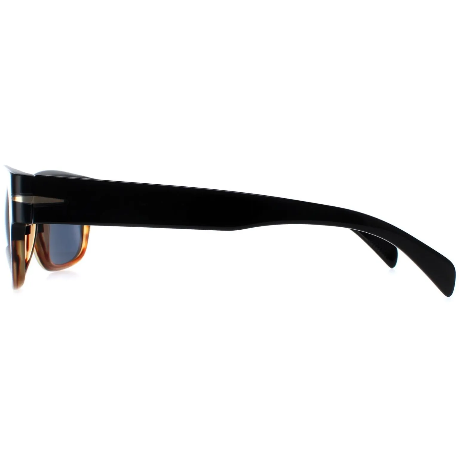 David Beckham Sunglasses DB7035/S 37N KU Black Horn Blue