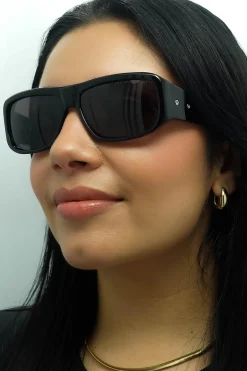 Dita Sunglasses Superflight DTS133-61-02 Black SIlver Grey Grey