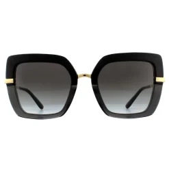 Dolce & Gabbana Sunglasses DG4373 32468G Top Black on Transparent Blac