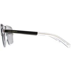 Dolce & Gabbana Sunglasses DG4354 501/81 Top Black on Crystal Dark Gre
