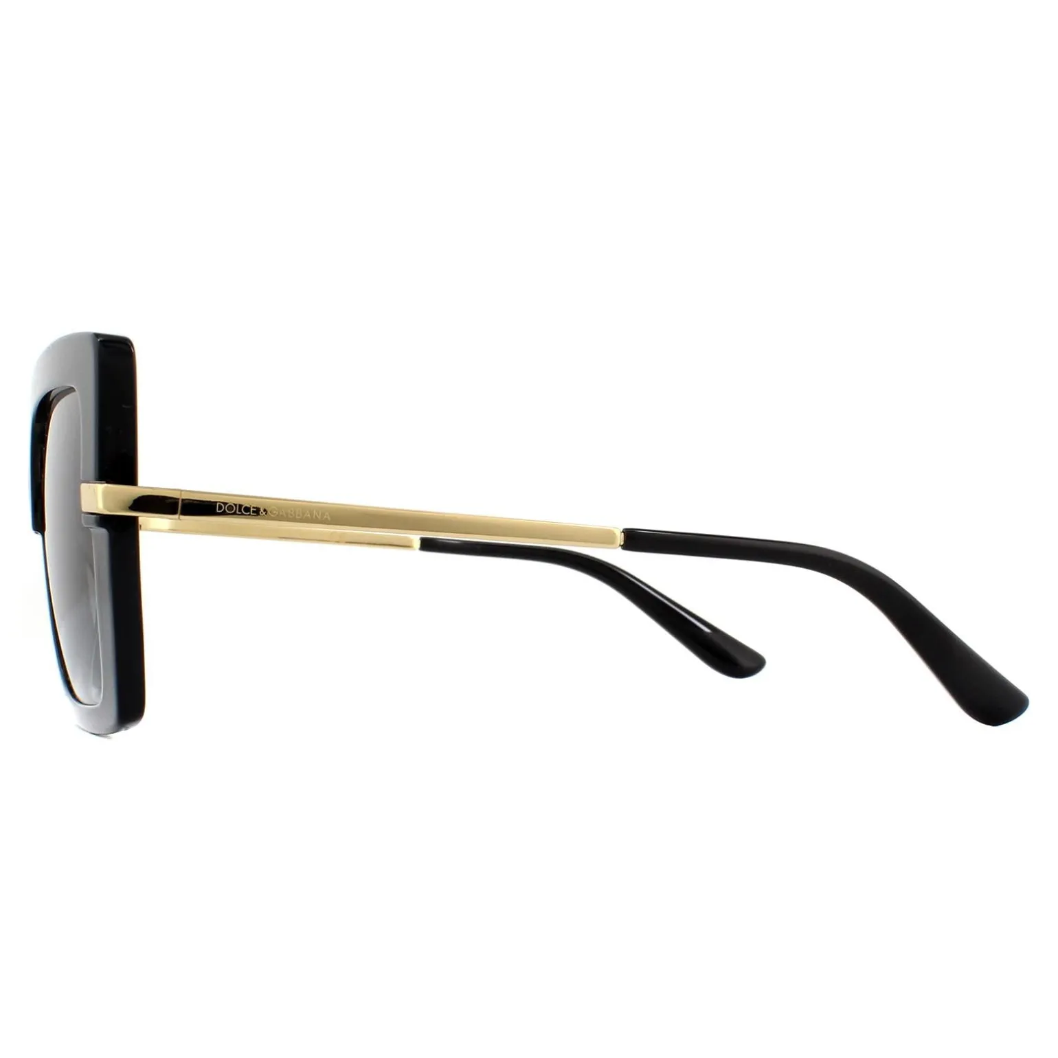 Dolce & Gabbana Sunglasses DG4373 32468G Top Black on Transparent Blac