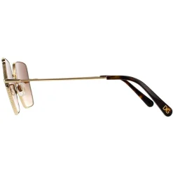 Dolce & Gabbana Sunglasses DG2242 02/13 Gold Dark Brown Gradient