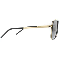 Dolce & Gabbana Sunglasses DG2220 02/81 Gold and Black Brown Gradient