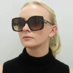 Dolce & Gabbana Sunglasses DG4385 502/13 Havana Brown Gradient Dark Br