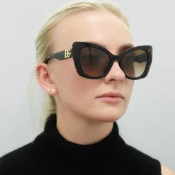 Dolce & Gabbana Sunglasses DG4405F 502/13 Dark Havana Brown Gradient