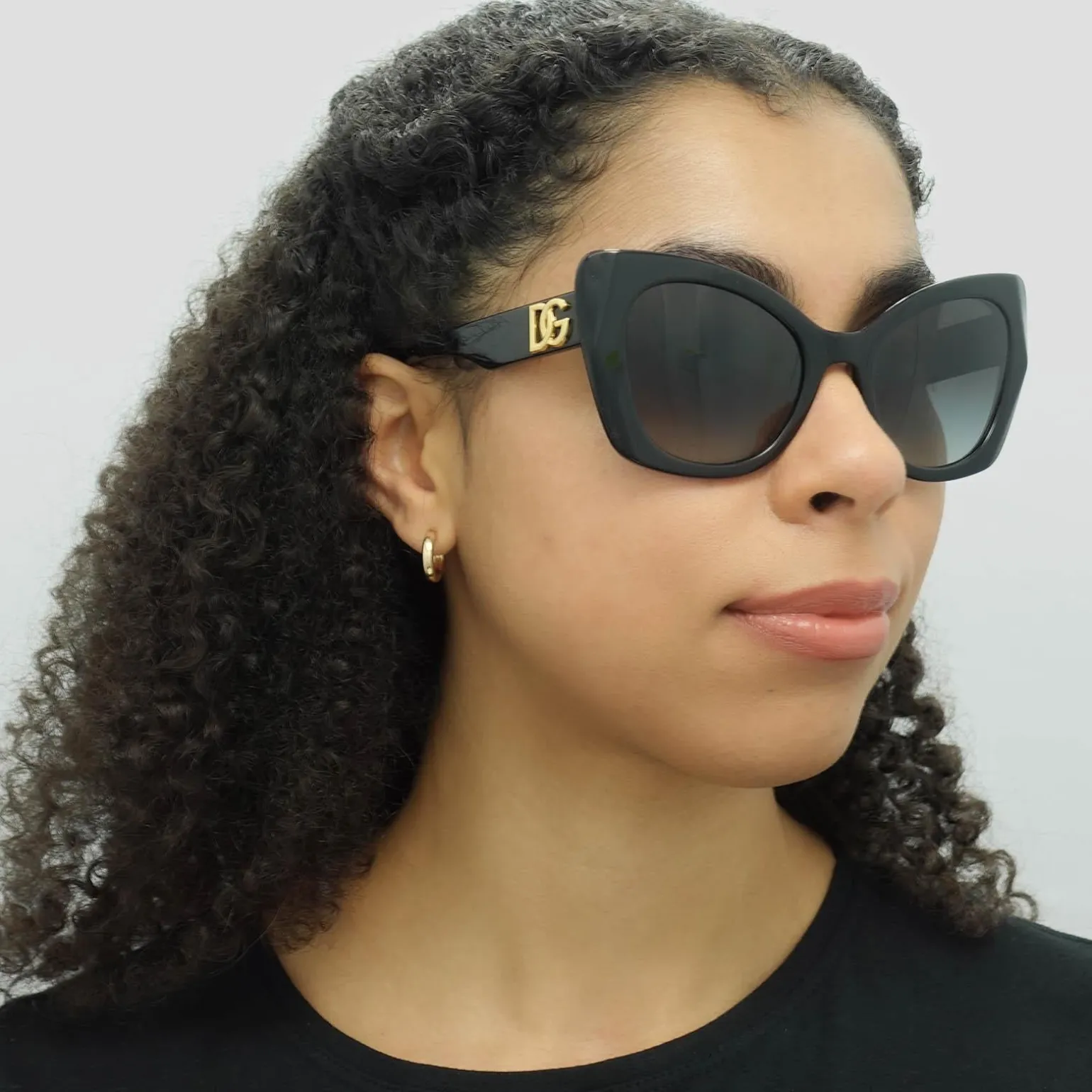 Dolce & Gabbana Sunglasses DG4405 501/8G Black Grey Gradient