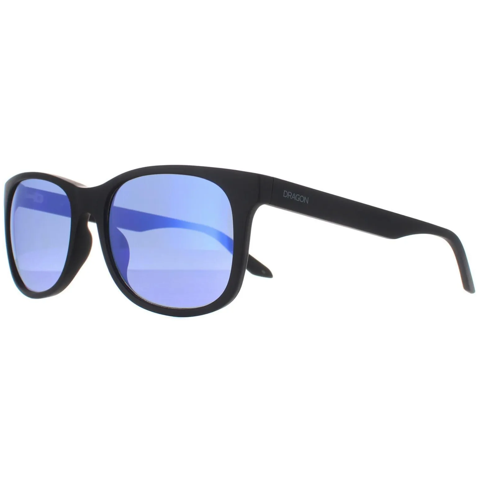 Dragon Sunglasses Eden 43718-003 Black Lumalens Blue Ionized
