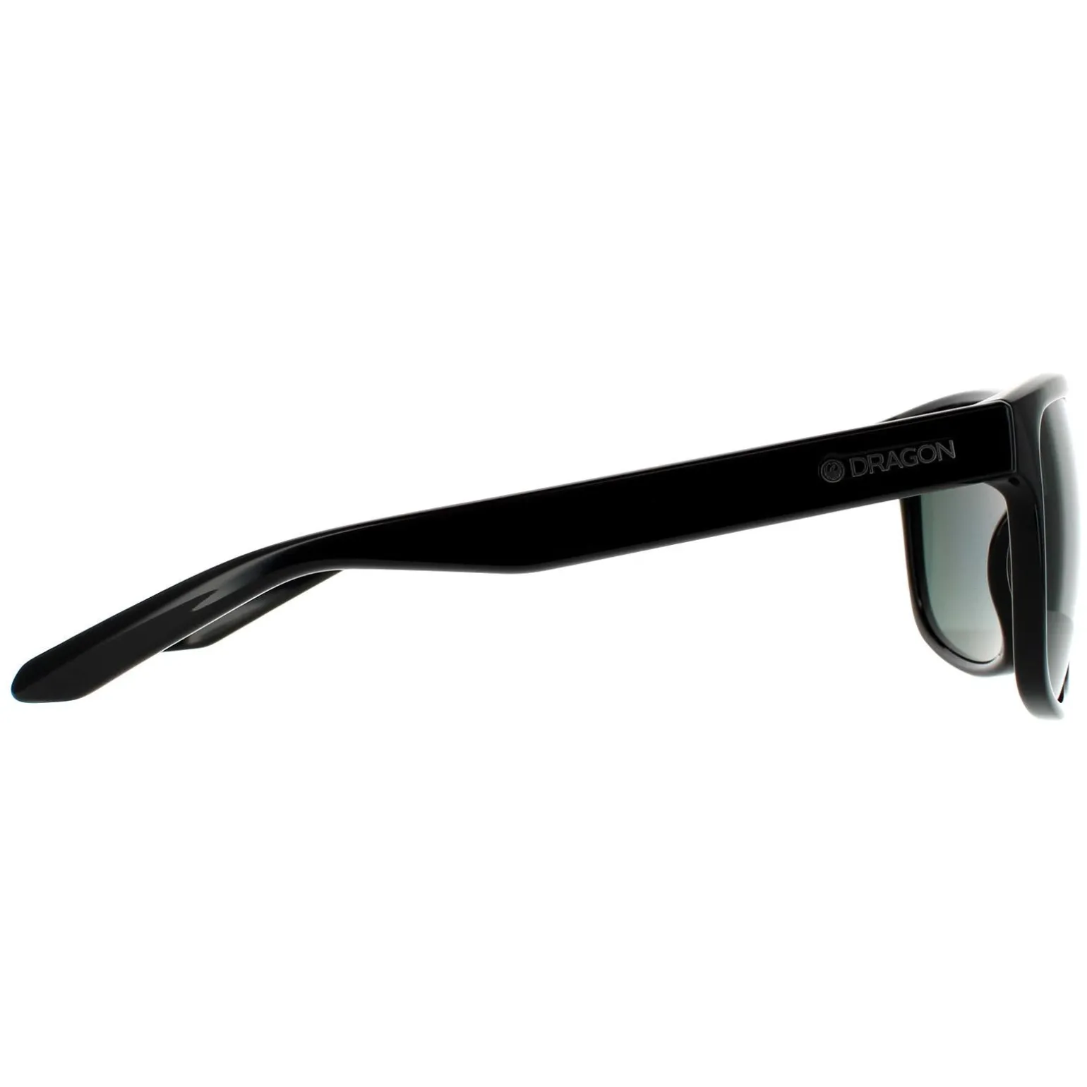 Dragon Sunglasses Sesh 41239-001 Shiny Black Lumalens Smoke Polarized