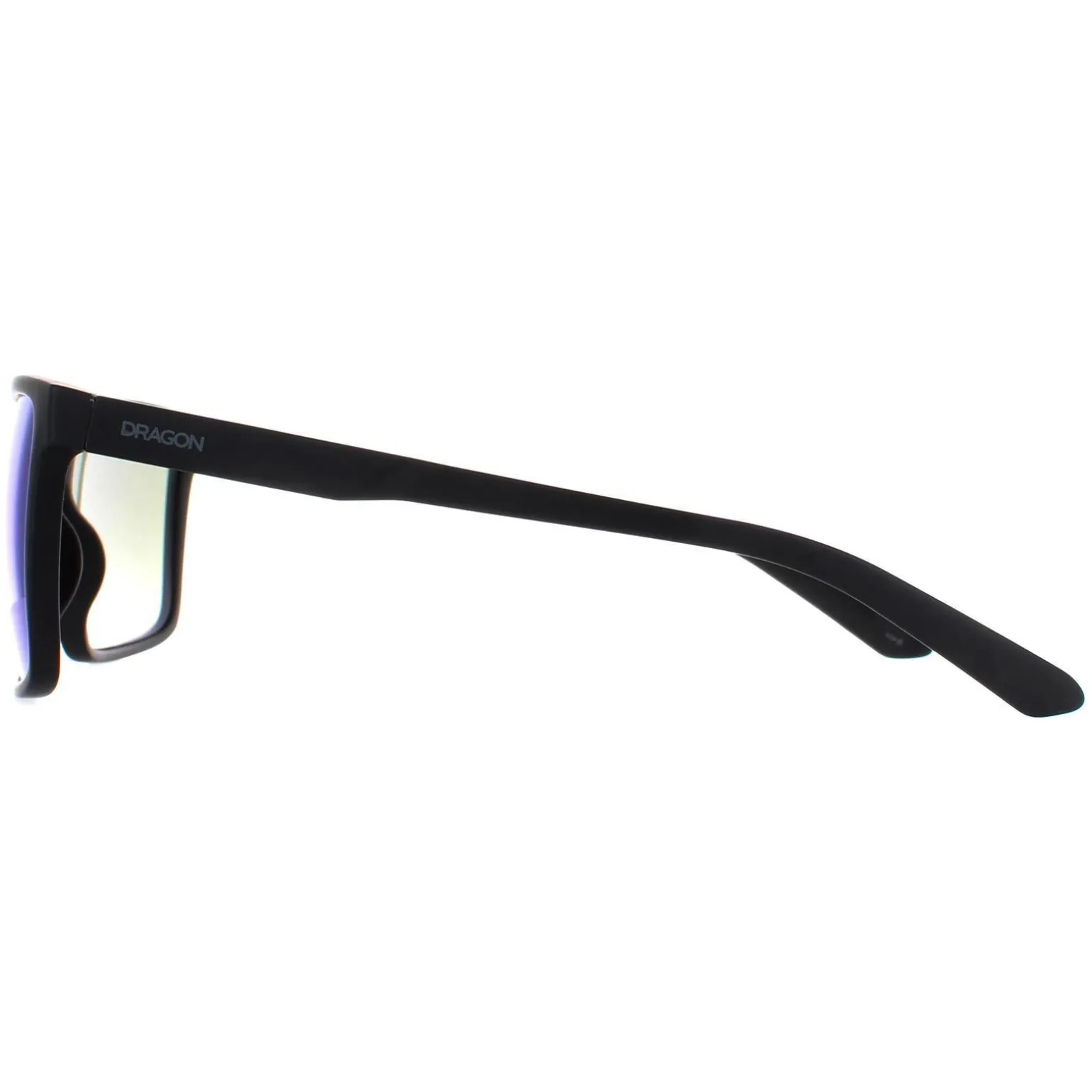 Dragon Sunglasses Sparrow 48088-003 Matte Black Lumalens Blue Ionized