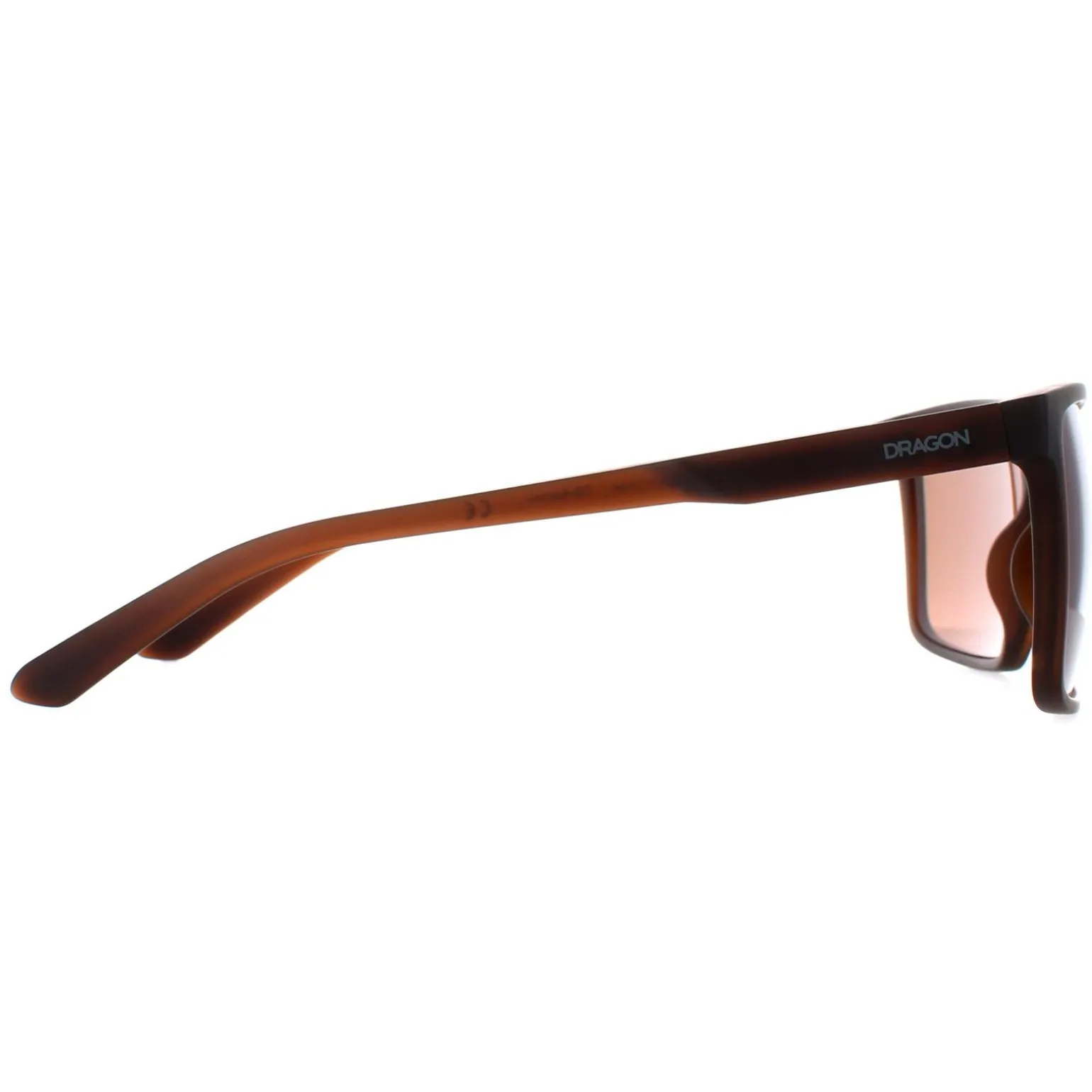 Dragon Sunglasses Sparrow 47613-208 Matte Brown Lumalens Brown