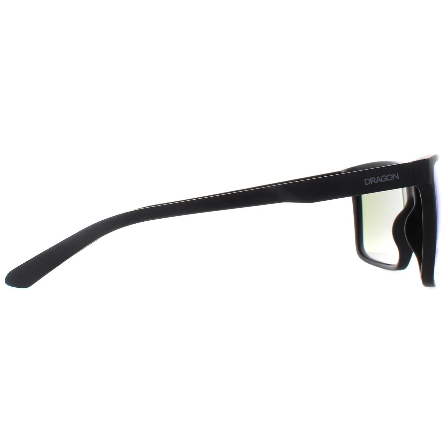 Dragon Sunglasses Sparrow 48088-003 Matte Black Lumalens Blue Ionized