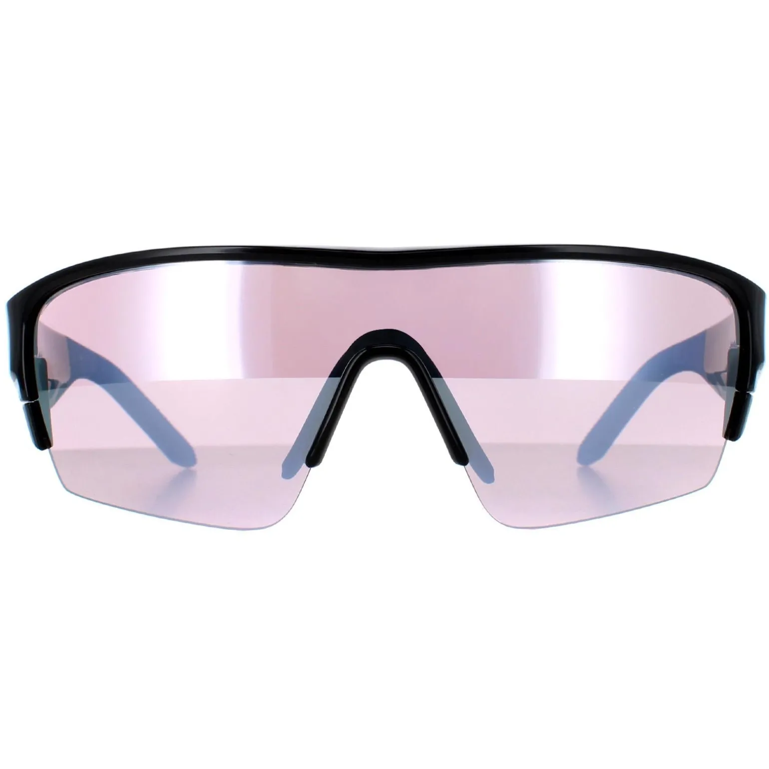 Dragon Sunglasses Tracer X 41091-001 Shiny Black Lumalens Silver Ioniz