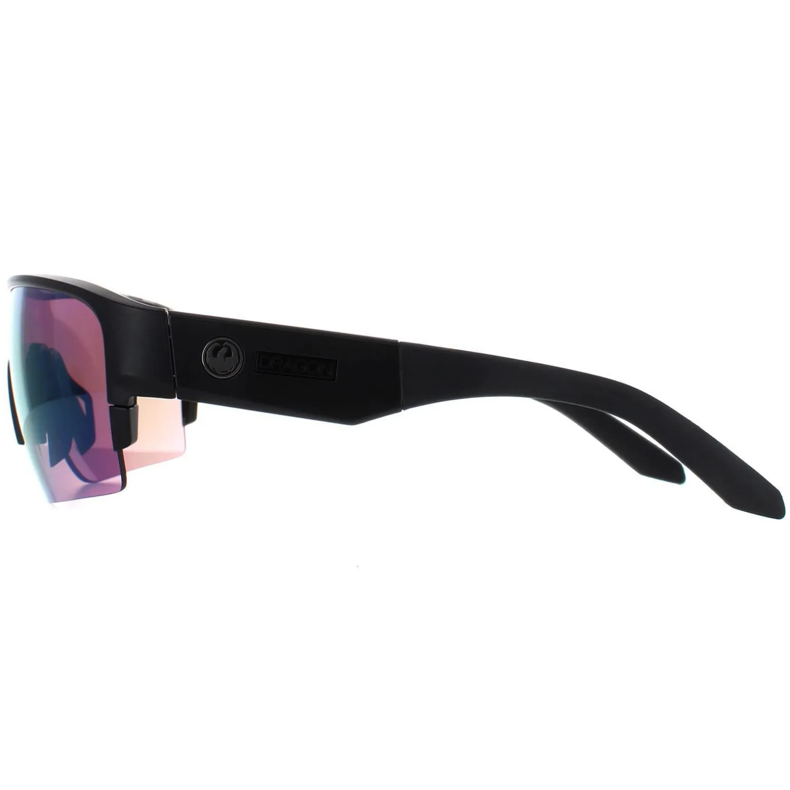 Dragon Sunglasses Tracer X 41091-017 Matte Black Lumalens Purple & Spa