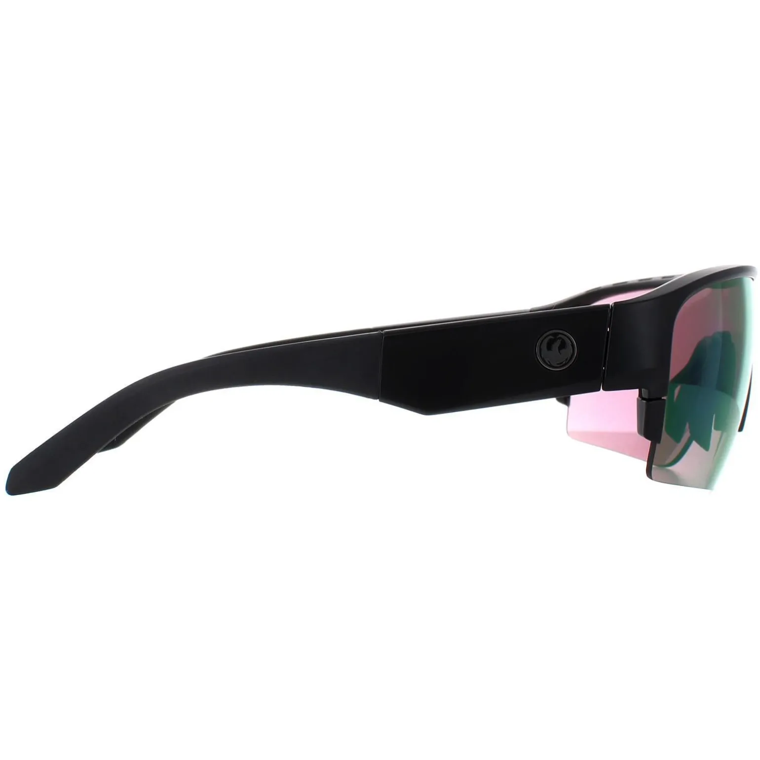 Dragon Sunglasses Tracer X 41091-017 Matte Black Lumalens Purple & Spa
