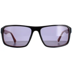 Duck and Cover Sunglasses DCS024 C1 Black on Red Grey