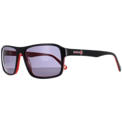 Duck and Cover Sunglasses DCS024 C1 Black on Red Grey