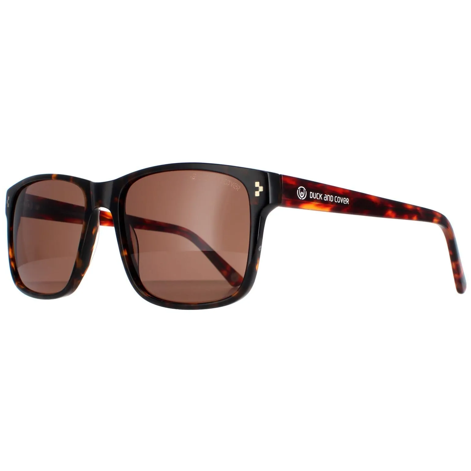 Duck and Cover Sunglasses DCS025 C2 Havana Brown