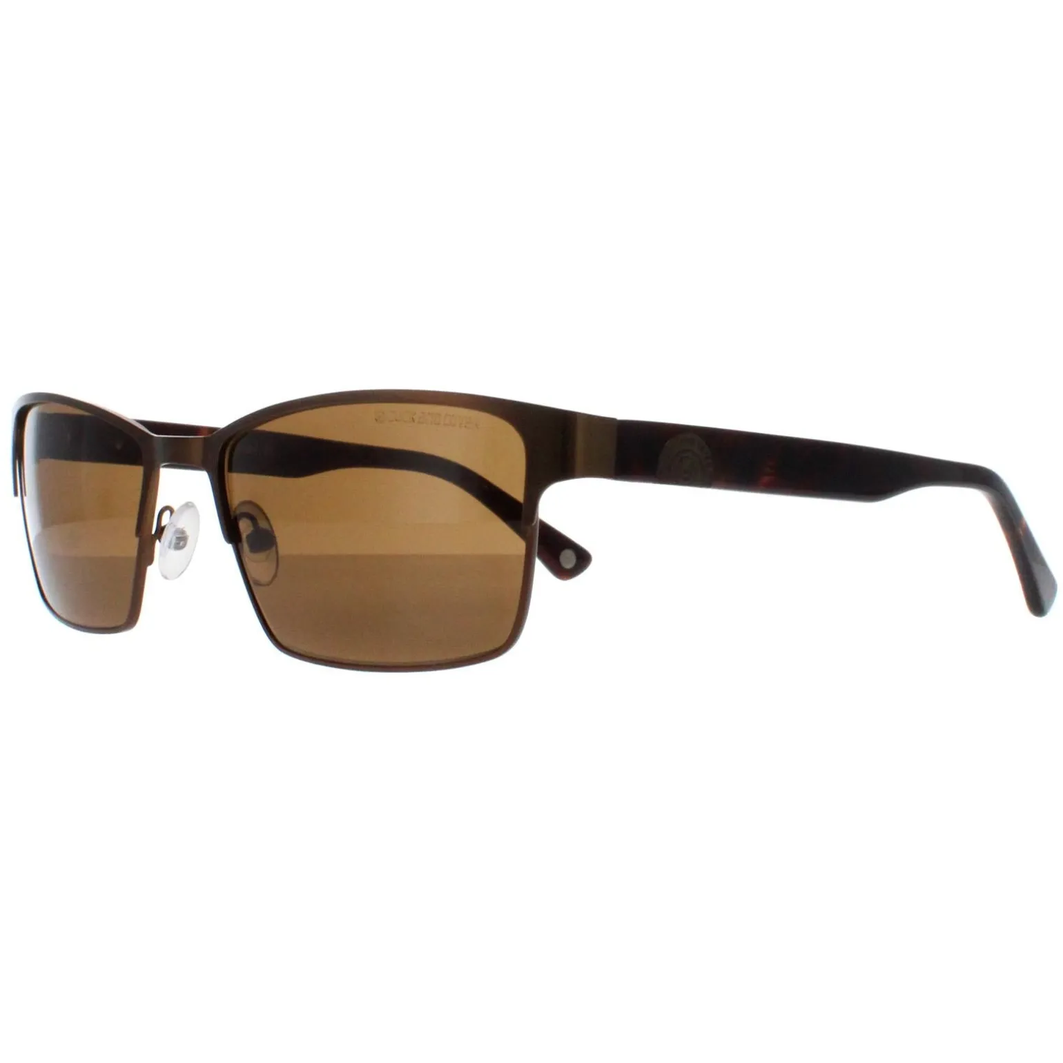 Duck and Cover Sunglasses DCS030 C2 Brown Black Brown