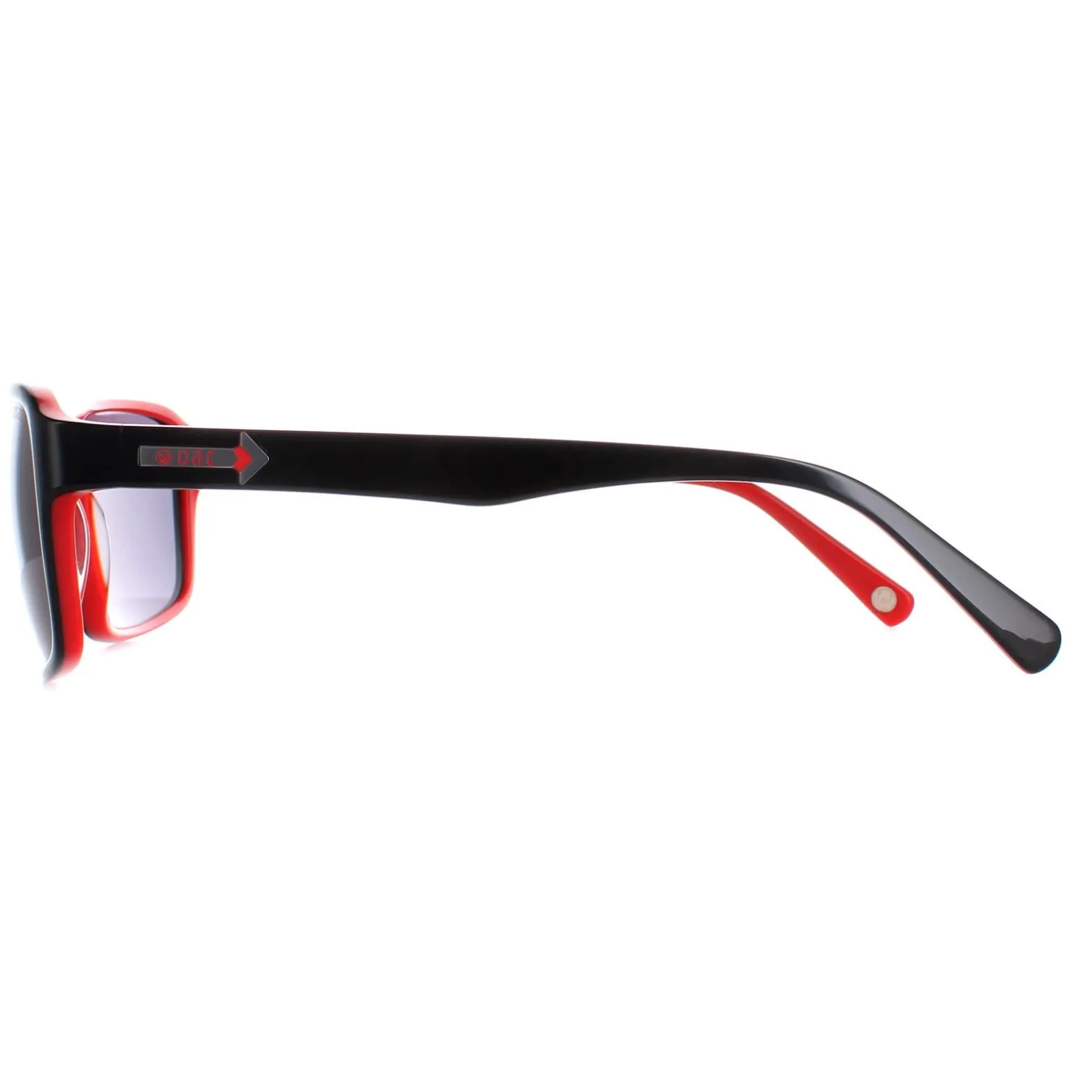Duck and Cover Sunglasses DCS024 C1 Black on Red Grey