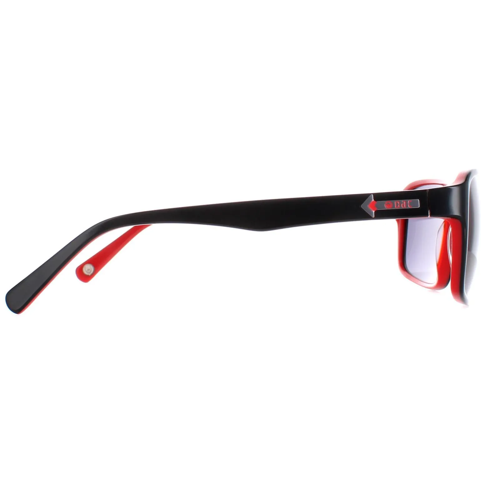 Duck and Cover Sunglasses DCS024 C1 Black on Red Grey