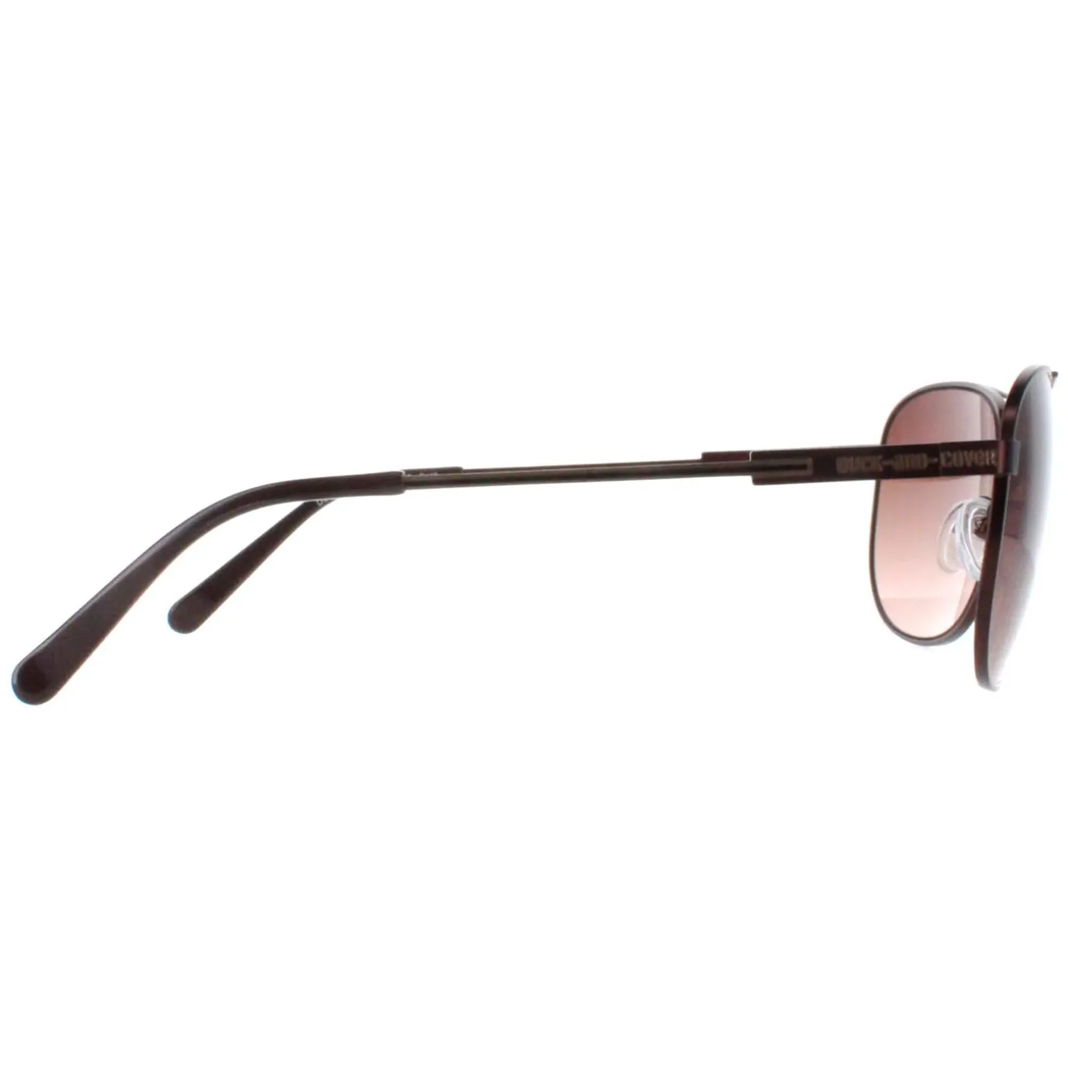 Duck and Cover Sunglasses DCS017 C1 Black Brown Gradient