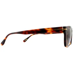 Dunhill Sunglasses SDH014 748P Matt Dark Havana Brown Polarized