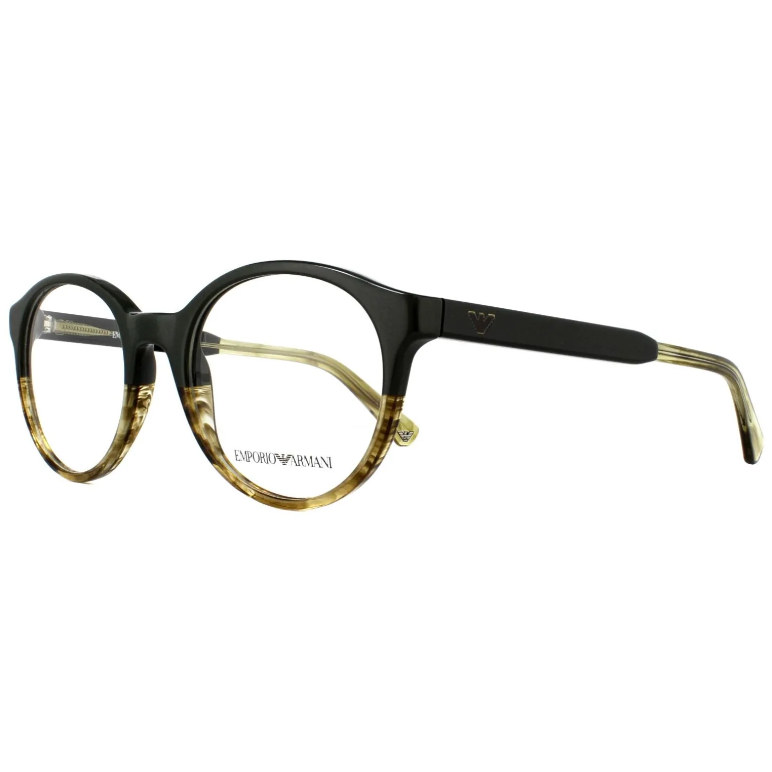 Emporio Armani Glasses Frames EA 3122 5571 Military Striped Honey 49mm