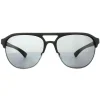 Emporio Armani Sunglasses 4077 5063/81 Black Rubber Grey Polarized