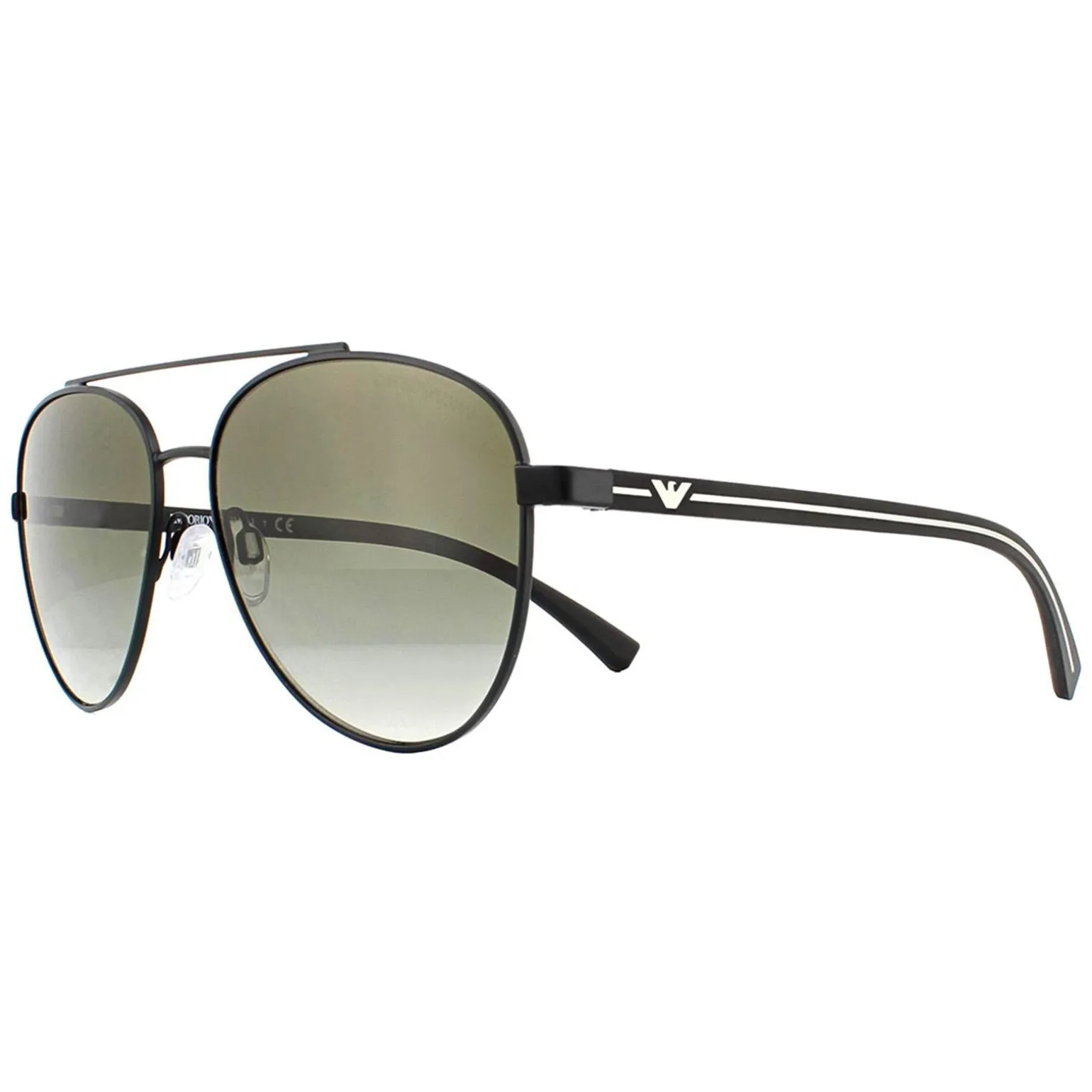 Emporio Armani Sunglasses EA2079 30018E Matte Black Green Gradient
