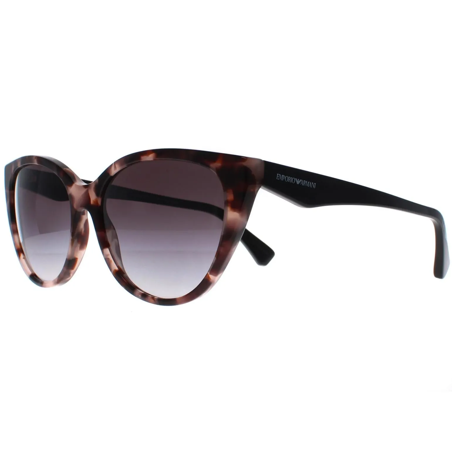 Emporio Armani Sunglasses EA4162 54108G Shiny Pink Havana Grey Gradien