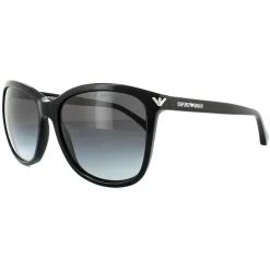 Emporio Armani Sunglasses 4060 5017/8G Black Grey Gradient