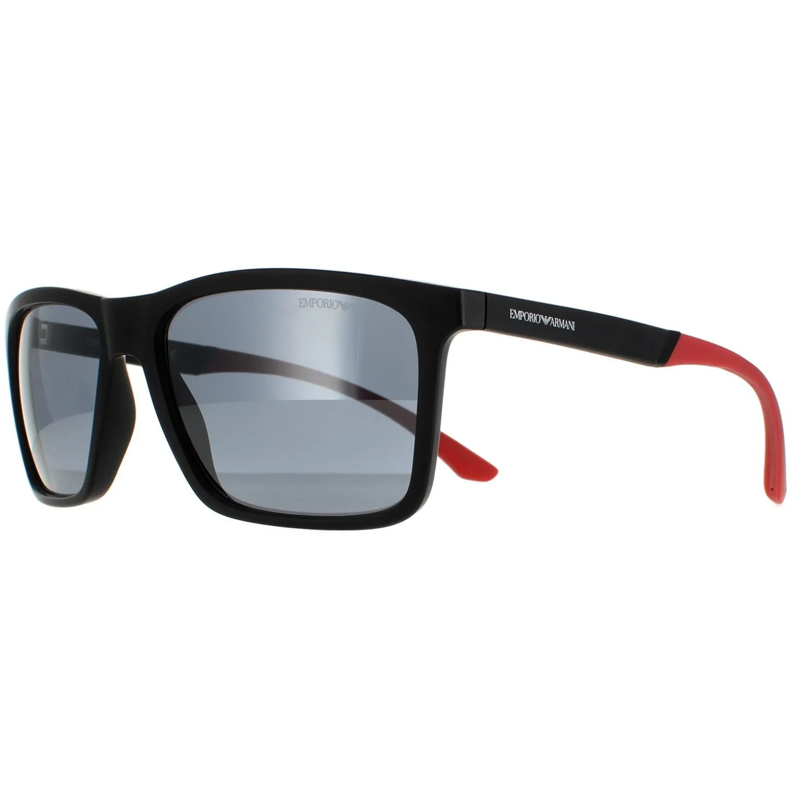 Emporio Armani Sunglasses EA4170 50426G Matte Black Light Grey Mirror