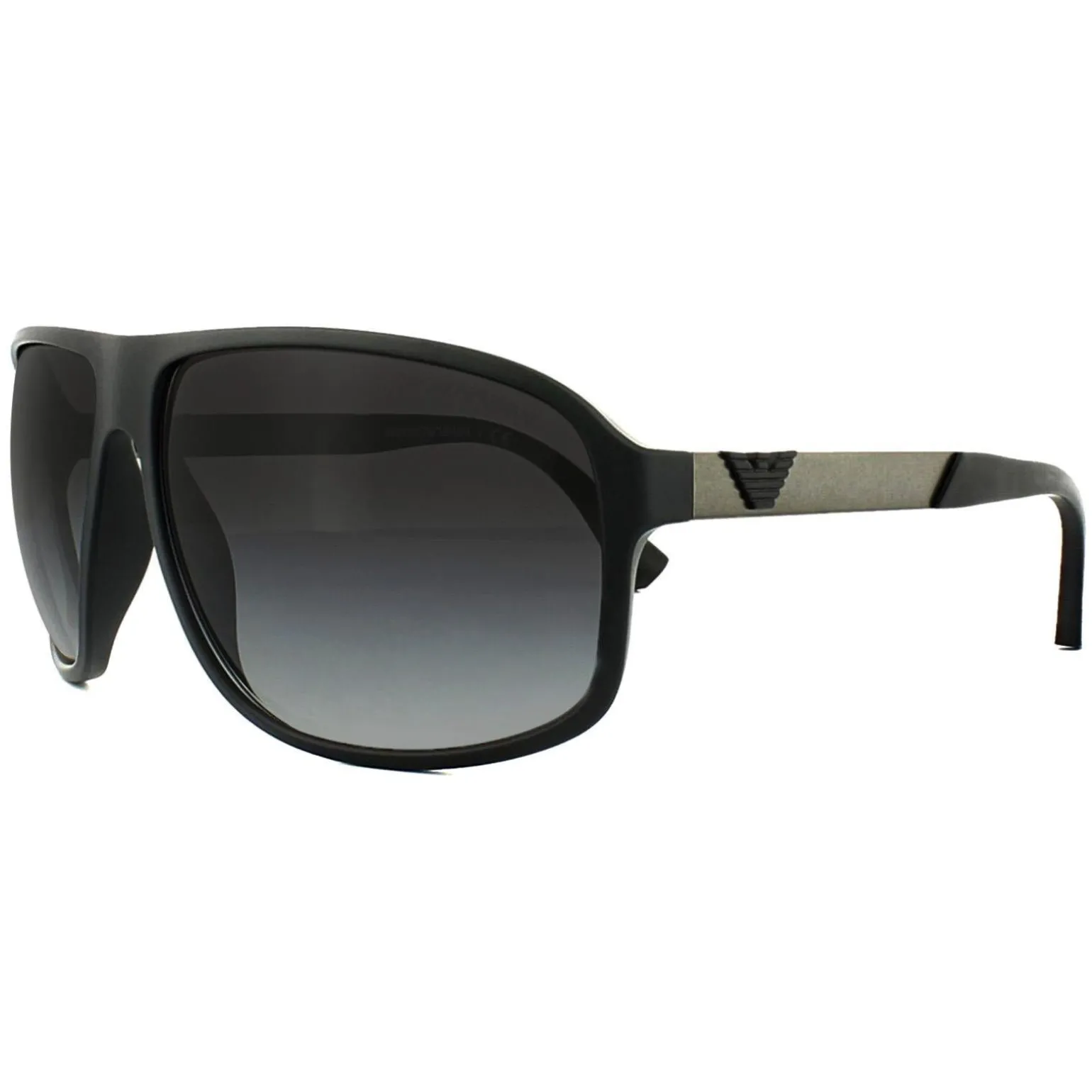 Emporio Armani Sunglasses 4029 50638G Black Rubber Grey Gradient