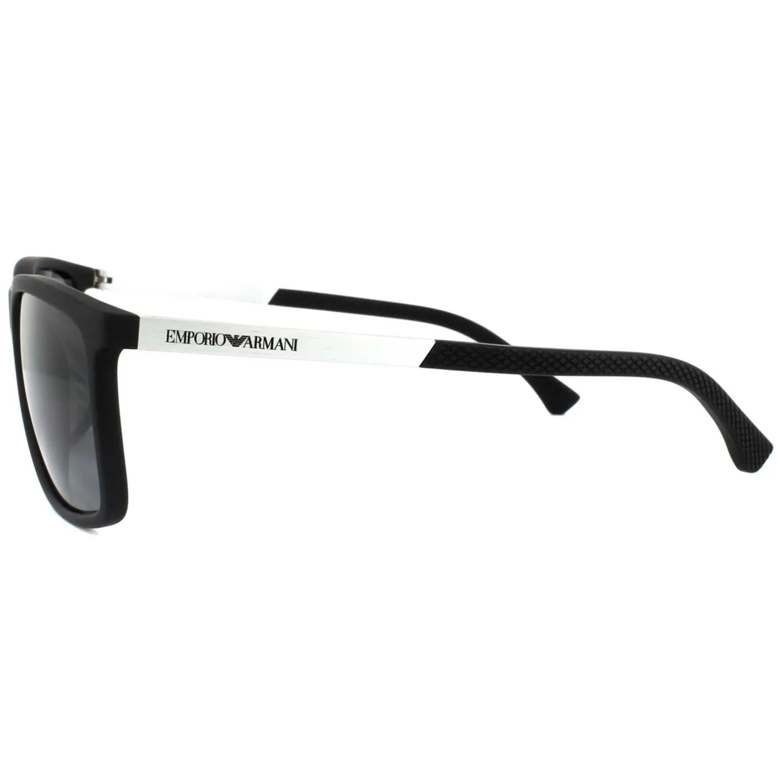 Emporio Armani Sunglasses 4058 5063/81 Black Rubber Grey Polarized
