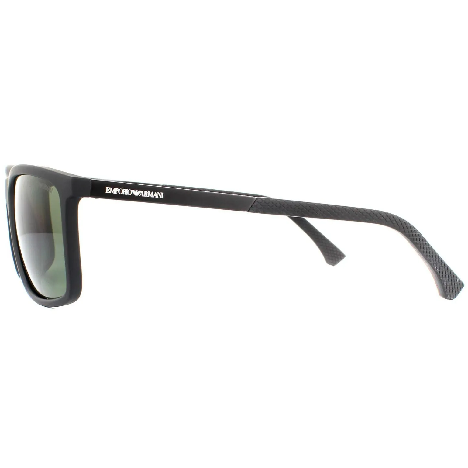 Emporio Armani Sunglasses EA4058 56539A Rubber Black Green Polarised