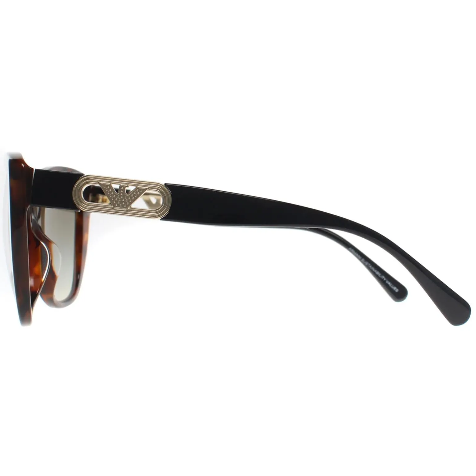 Emporio Armani Sunglasses EA4214U 60608E Shiny Havana Red Green Gradie