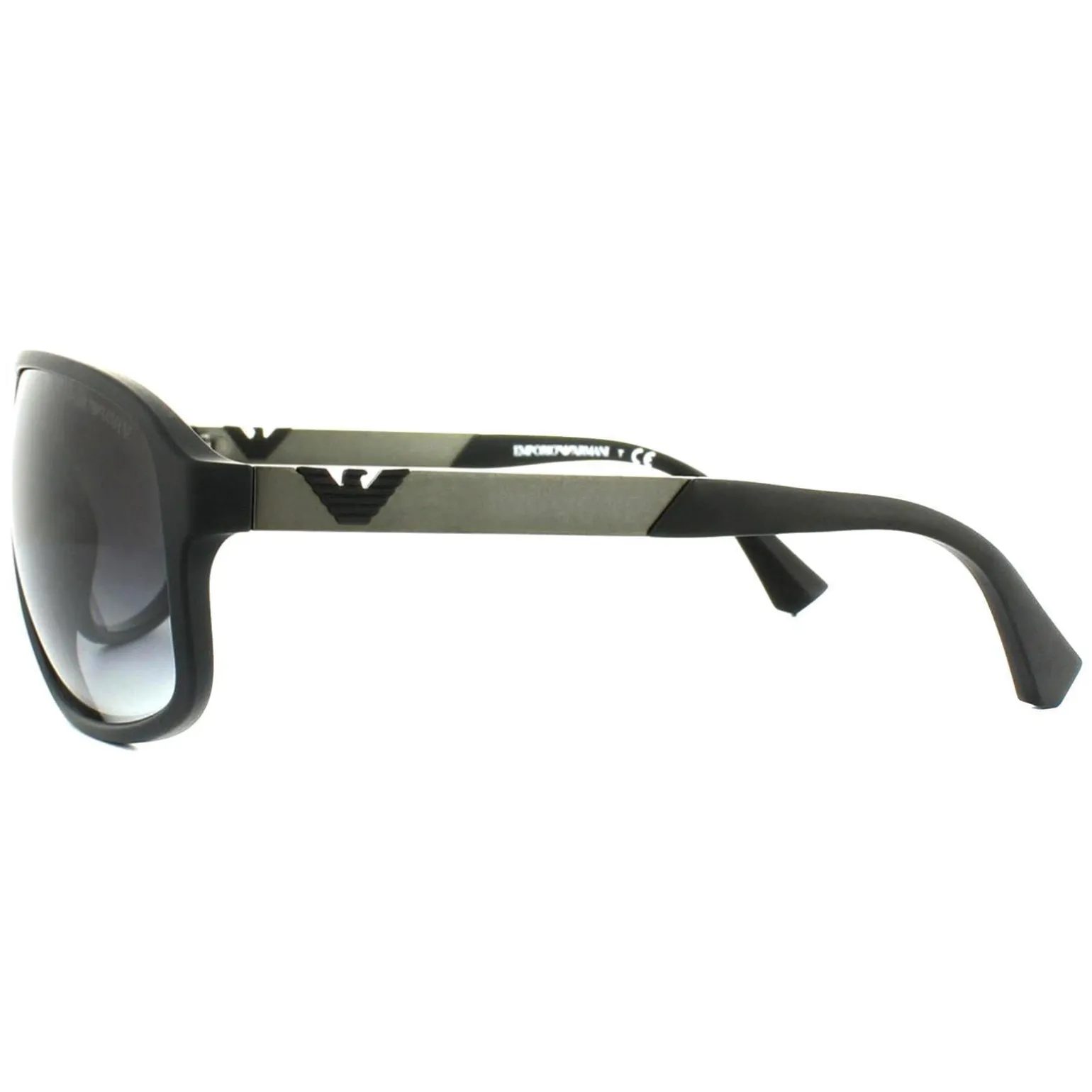 Emporio Armani Sunglasses 4029 50638G Black Rubber Grey Gradient
