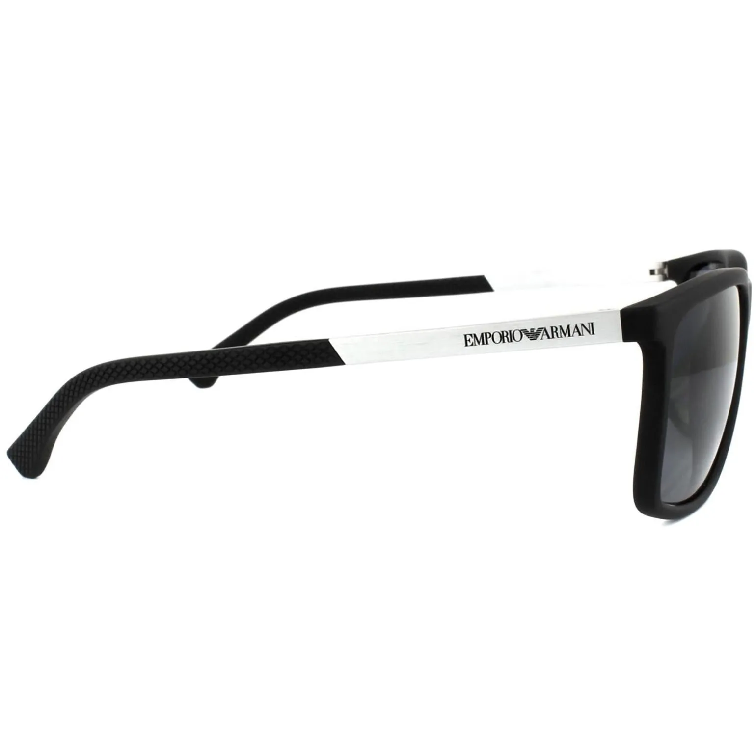 Emporio Armani Sunglasses 4058 5063/81 Black Rubber Grey Polarized