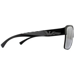 Emporio Armani Sunglasses EA2066 3001Z3 Matte Black Grey Mirror Silver