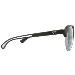 Emporio Armani Sunglasses 4077 5063/81 Black Rubber Grey Polarized