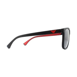 Emporio Armani Sunglasses 4129 50016G Matte Black Light Grey Mirror Bl